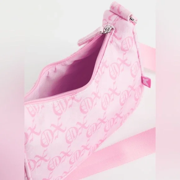 Pink Patterned Shoulder Bag - Picture 3 of 8